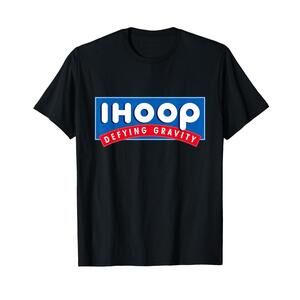 Ihoop I Hoop Defying Gravity - Basketball Basketballer T-Shirt Small